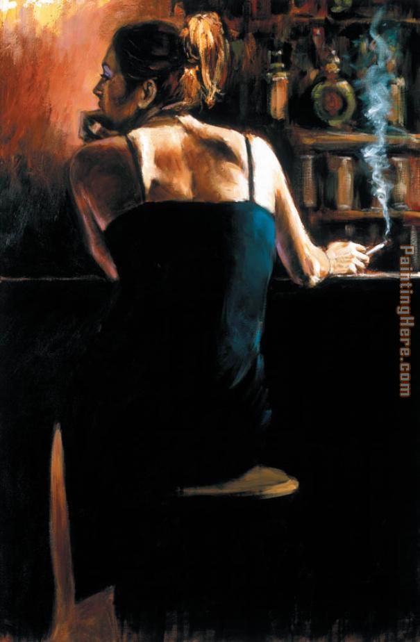 Fabian Perez Waiting for a Drink